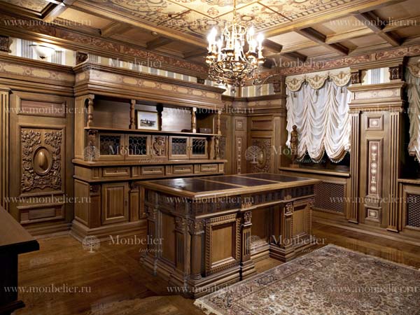 Эксклюзивные интерьеры из дерева и различные декоры от компании «Monbelier Interiors».