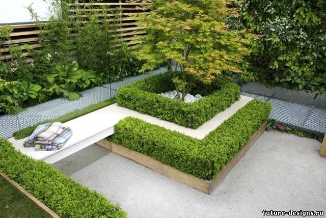 Ландшафтный дизайн маленького сада