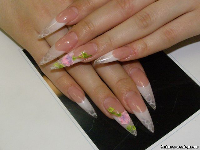 Свадебный дизайн ногтей фото