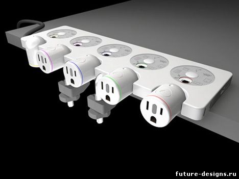 3D дизайн сетевого фильтра от дизайнера Cyber Demon