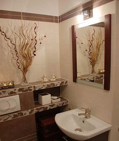 Полки и этажерки для ванной комнаты - интересные решения.