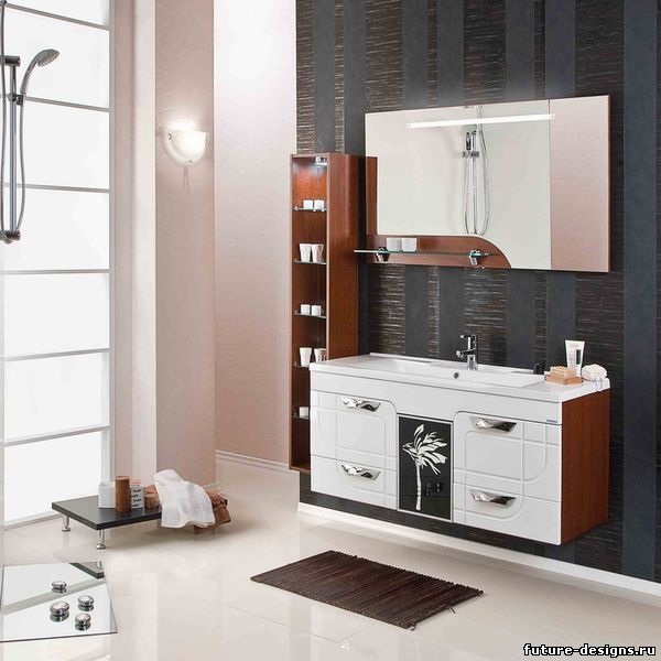 Мебель для ванной комнаты дёшево и со вкусом.