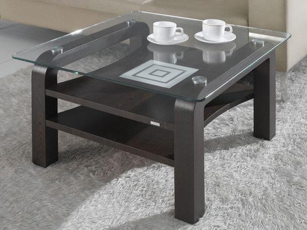 Стильные и оригинальные стеклянные журнальные столики в магазине vivat.kiev.ua.