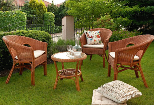Красивые модели мебели из ротанга производства компании «Ter & Co».