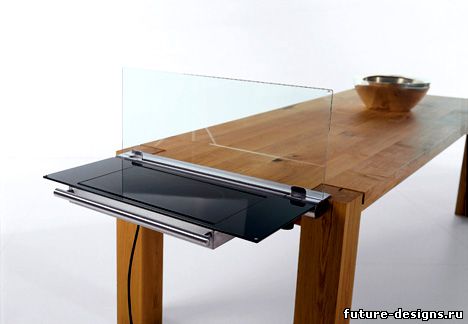 Дизайн эргономичного обеденного стола LongIsland.