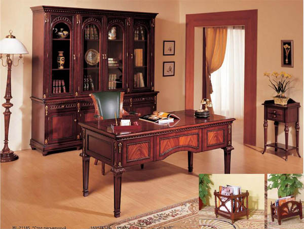 Дорогая элитная мебель для руководителя под заказ в компании «Антик-Стиль».