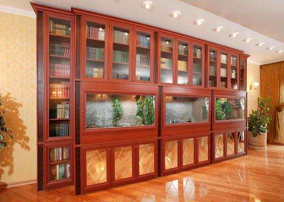 Создание элитных интерьеров домашних библиотек в студии мебели «MORETTI design».