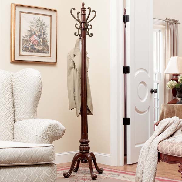 Богатый выбор напольных вешалок в стиле классика и хай-тек от компании «Sheffilton».