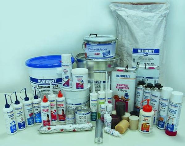 Купить клей ПВХ или индустриальный клей Kleiberit 257 для обертывания оконных профилей.