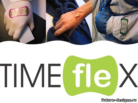 Дизайн часов Timeflex