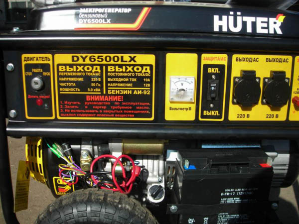 Обзор линейки немецких бензогенераторов Huter начиная с DY2500L.