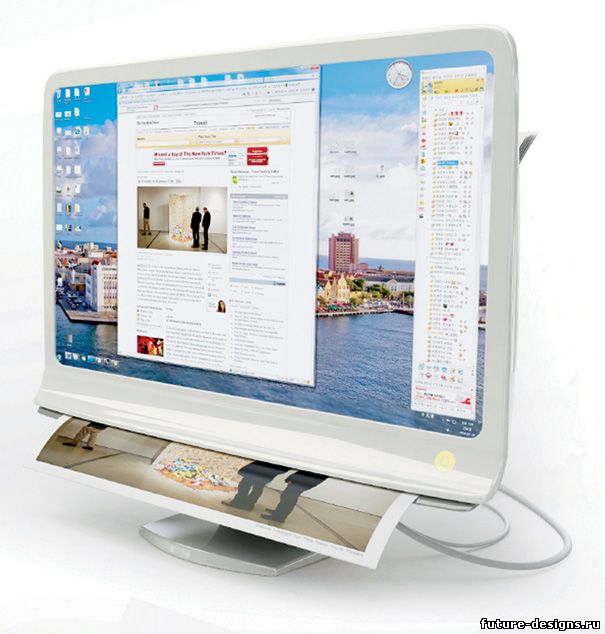 Монитор со встроенным принтером