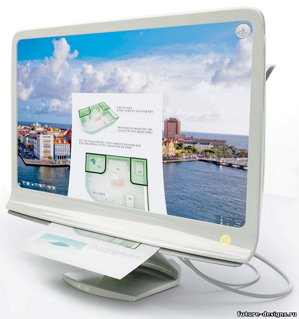 Монитор со встроенным принтером