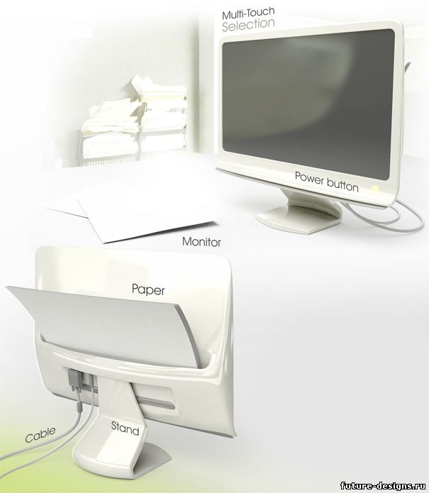 Монитор со встроенным принтером