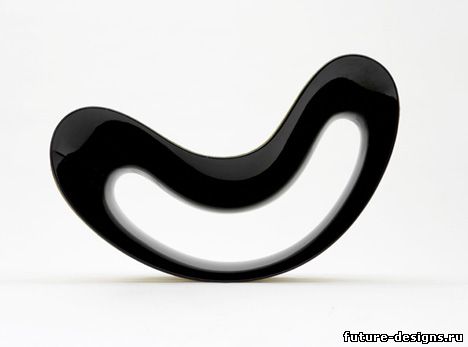 Дизайн кресло-качалки «Luxus» с неоновым светом.