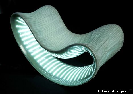 Дизайн кресло-качалки «Luxus»