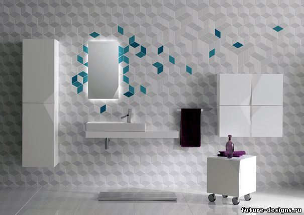 фото объёмной керамической плитки