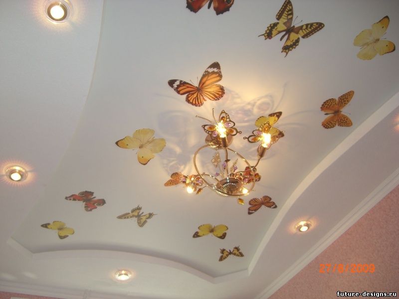 Художественные натяжные потолки