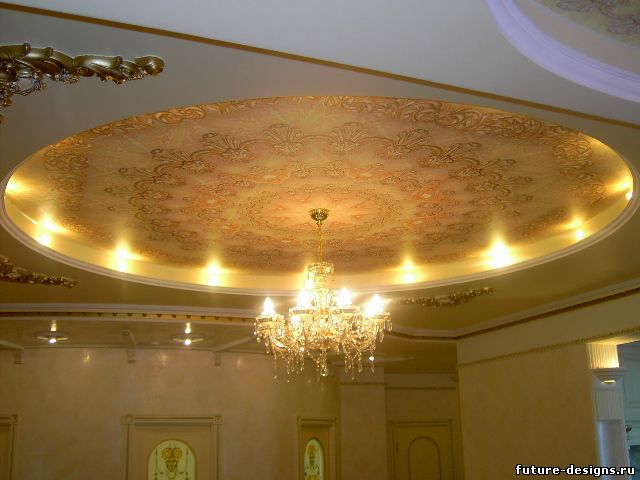 Художественные натяжные потолки