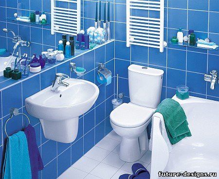 Дизайн маленьких ванных комнат