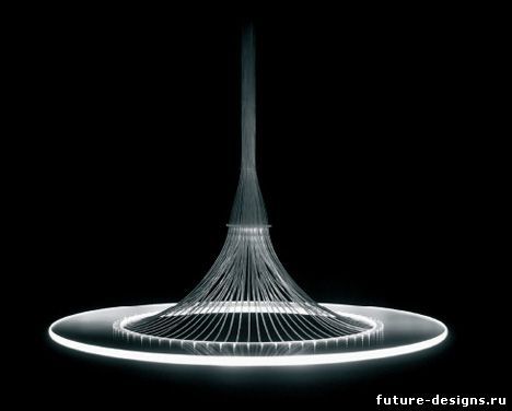 Дизайн лампы из стекловолокна