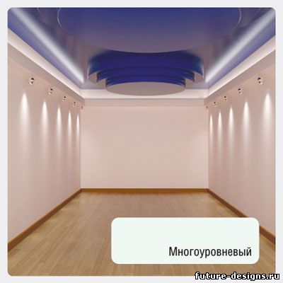 дизайн натяжных потолков