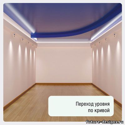 дизайн натяжных потолков