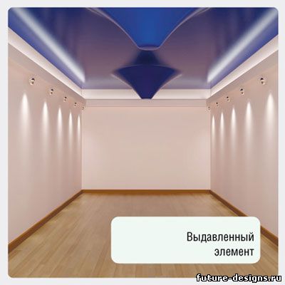 Объёмные натяжные потолки