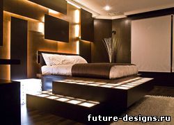 Дизайн интерьера спальной комнаты