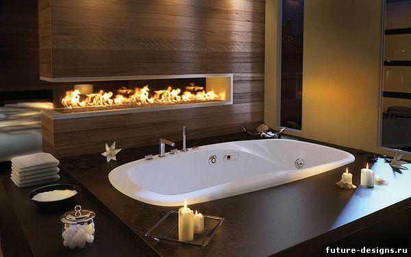 Современный дизайн ванной комнаты