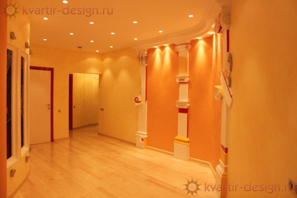 Необычные греческие колоны.