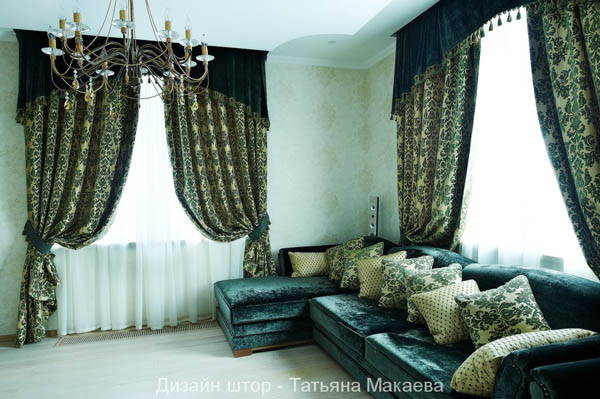 Пошив штор своей мечты в студии частного дизайнера Татьяны Макеевой.
