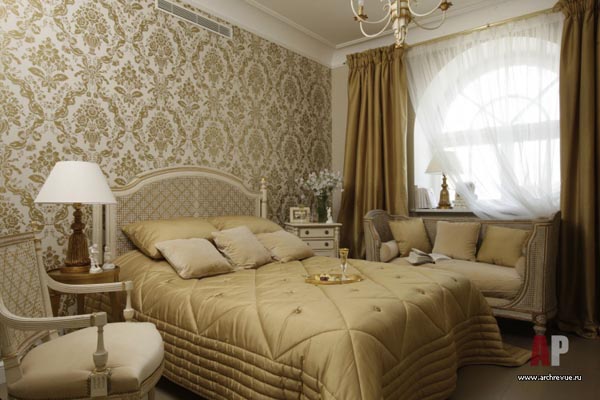 Роскошные обои в стиле ампир из каталога интернет-магазина «Ампир Декор».