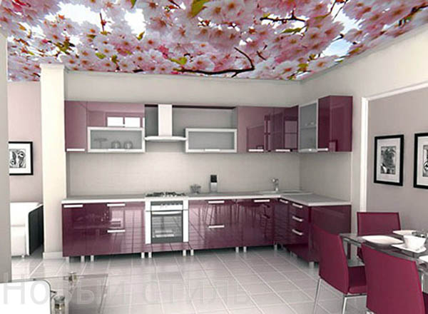 Широкий выбор натяжных потолков с разной фактурой от компании «Новый стиль потолковЪ».