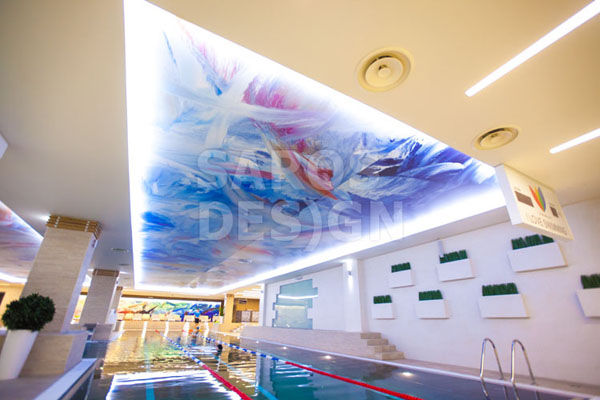 Богатый выбор натяжных потолков с установкой от международной компании «SAROS DESIGN». 