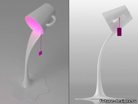 Стильный настольный абажур