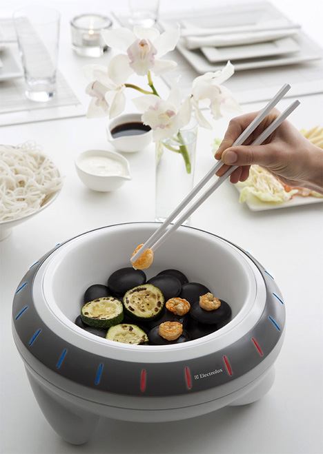 Дизайн для кухни "Пылающие камни"